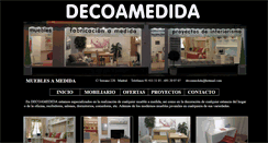 Desktop Screenshot of decoamedida.com