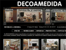 Tablet Screenshot of decoamedida.com
